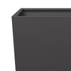 vidaXL Garden Planter Black Cold-rolled steel Large Durable