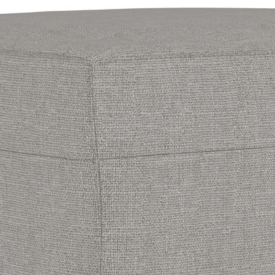 vidaXL Bench Light Gray 27.6"x13.8"x16.1" Fabric