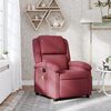 vidaXL Massage Recliner Chair Wine Red