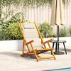 vidaXL Beach Chair 2 pcs Brown 61.5 x 123 x 82cm Solid Acacia wood