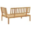 vidaXL Patio Pallet Corner Sofa Solid Wood Acacia