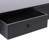 vidaXL Coffee Table Black Paulownia wood, Poplar wood Medium