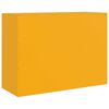 vidaXL Sideboard Mustard Yellow Cold-rolled Steel Medium Sideboard