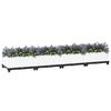 vidaXL Raised Bed White Polypropylene 64 x 14 x 9 in Durable