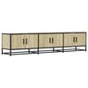 vidaXL TV Cabinet Sonoma oak Engineered wood, metal Large TV Cabinet