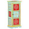vidaXL Hand Painted Highboard 15.7"x11.8"x35.4" Solid Mango Wood