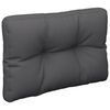 vidaXL Pallet Cushion Set of 2 Anthracite 100% Polyester