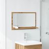 vidaXL Bathroom Mirror Cabinet Artisan Oak Engineered wood, Glass Compact