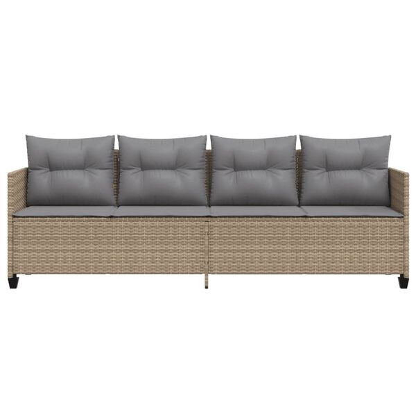 vidaXL Sun Lounger Beige