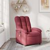 vidaXL Massage Recliner Chair Wine Red