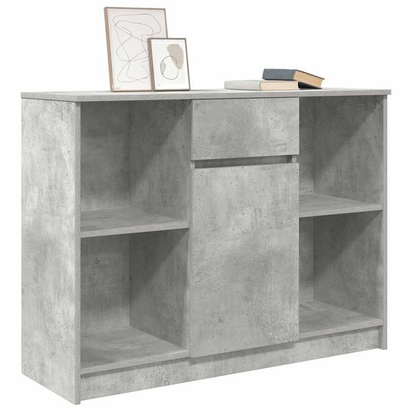 vidaXL Sideboard Concrete grey Engineered wood Large Sideboard