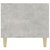 vidaXL Coffee Table Concrete Gray Engineered wood Medium Coffee Table