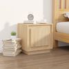 vidaXL Bedside Cabinet Set of 2 Sonoma Oak Engineered wood Compact