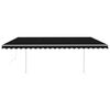 vidaXL Retractable Awning Anthracite