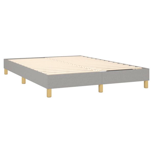 vidaXL Bed Frame Light grey