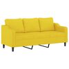 vidaXL Sofa Set Light Yellow