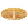 vidaXL Table Top Natural Mango Wood Solid Rough Mango Wood