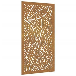 vidaXL Garden Wall Decoration Rusty Corten Steel Medium