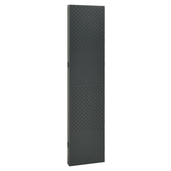 vidaXL 4-Panel Room Divider Anthracite 63"x70.9" Steel