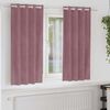 vidaXL Blackout Curtains 2 pcs Dark Pink 55.12 x 68.90 in Velvet