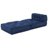 vidaXL Modular Sofa Indigo 27.56 x 27.56 x 22.05 in Fabric