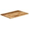 vidaXL Table Top Natural Wood Solid Mango Wood 27.6x23.6 in Durable