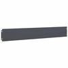 vidaXL Lawn Edgings 10 pcs Anthracite 5.9x40.6" Cold-rolled Steel