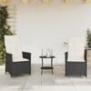 vidaXL Bistro Set Black