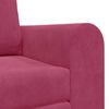 vidaXL Sofa Bed Wine Red 58.27 x 27.95 x 32.68 in Velvet