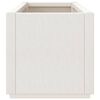 vidaXL Garden Planter White Polypropylene Medium Durable Planter