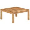 vidaXL Coffee Table Natural wood Solid acacia wood Medium Durable