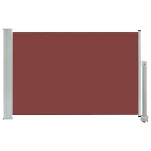 vidaXL Side Awning Brown and Grey