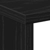 vidaXL Bedside Cabinet 2 pcs Black Oak 19.69 x 11.81 x 20.28 in
