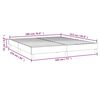 vidaXL Bed Frame White Faux leather, Plywood, Engineered wood