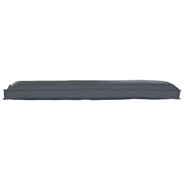 vidaXL Pallet Cushion for Bench Anthracite 150 x 40 x 8 cm