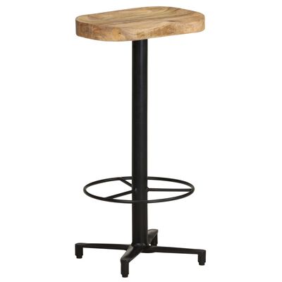 vidaXL Bar Stools 2 pcs 29.9" Solid Mango Wood