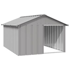 vidaXL Dog House Anthracite Galvanized steel Large Durable Dog House