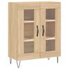 vidaXL Sideboard Sonoma oak 27.36 x 13.39 x 35.43 in Engineered Wood