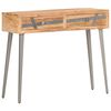 vidaXL Console Table Natural wood tones with grey