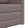 vidaXL Sofa Bed Taupe 29.13 x 30.31 x 31.89 in Fabric