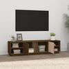 vidaXL TV Cabinet Honey brown Solid pine wood Large TV Cabinet