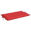 vidaXL Sun Lounger Cushion Red Oxford fabric 73.2 x 22.8 x 1.6 inches