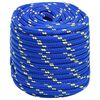 vidaXL Boat Rope Blue 0.63 " 328.1 ' Polypropylene