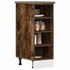 vidaXL Bottom Cabinet Smoked Oak Engineered Wood Standard Bottom Cabinet