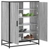 vidaXL Shoe Cabinet Grey Sonoma Engineered wood Medium Shoe Cabinet