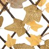 vidaXL Artificial Maple Leaf Trellis Expandable Orange 5 pcs 70.9x23.6"