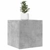 vidaXL TV Cabinet Concrete Gray Engineered Wood Compact
