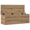vidaXL Storage Box with Storage Artisan Oak 40.16 x 13.78 x 13.78 in