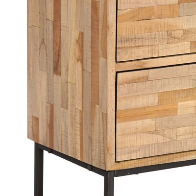 vidaXL TV Stand Reclaimed Teak Wood 35.4"x11.8"x21.6"
