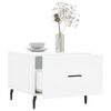 vidaXL Coffee Table White Engineered wood 19.7 x 19.7 x 15.7 in